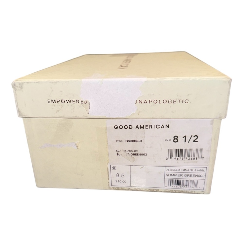 💚 NIB! Good American Jeweled Sandals - Picture 15 of 16